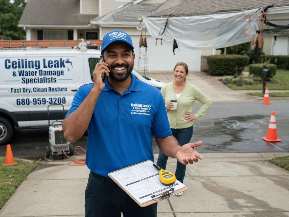 Ceiling Leak Cleanup Long Valley, NJ FAQs